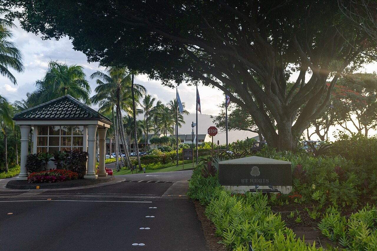 The resort above Hanalei Bay, now 1 Hotel Hanalei Bay