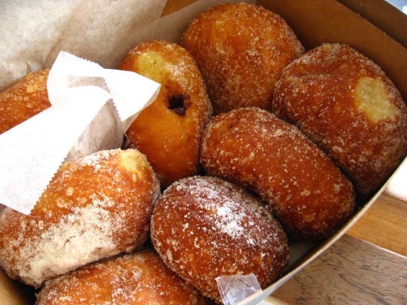 Sugar-coated malasadas